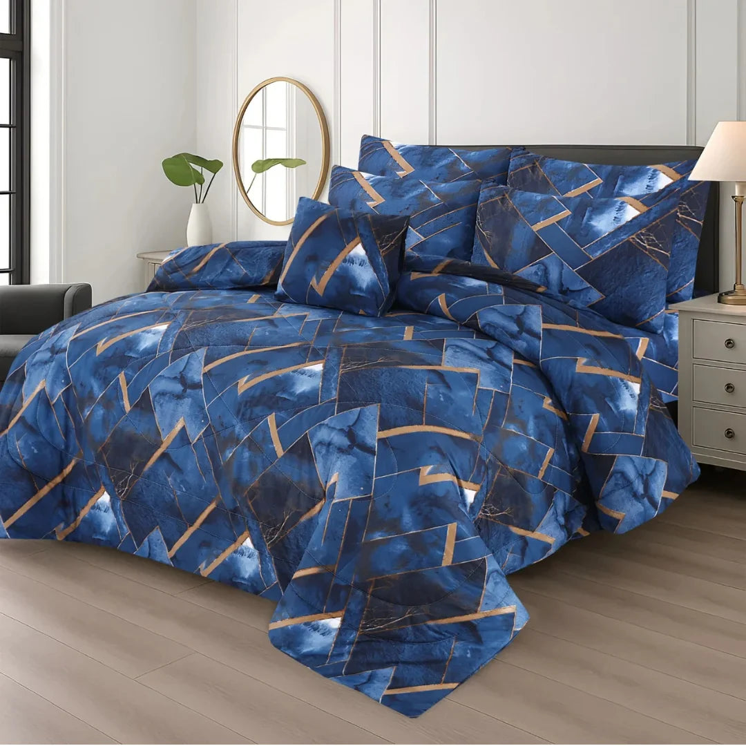 Tokyo Cotton Comforter Set – 7 Pieces