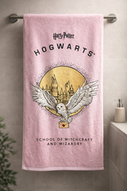 Premium Hogwarts Printed Towels – 100% Micro Cotton for Kids