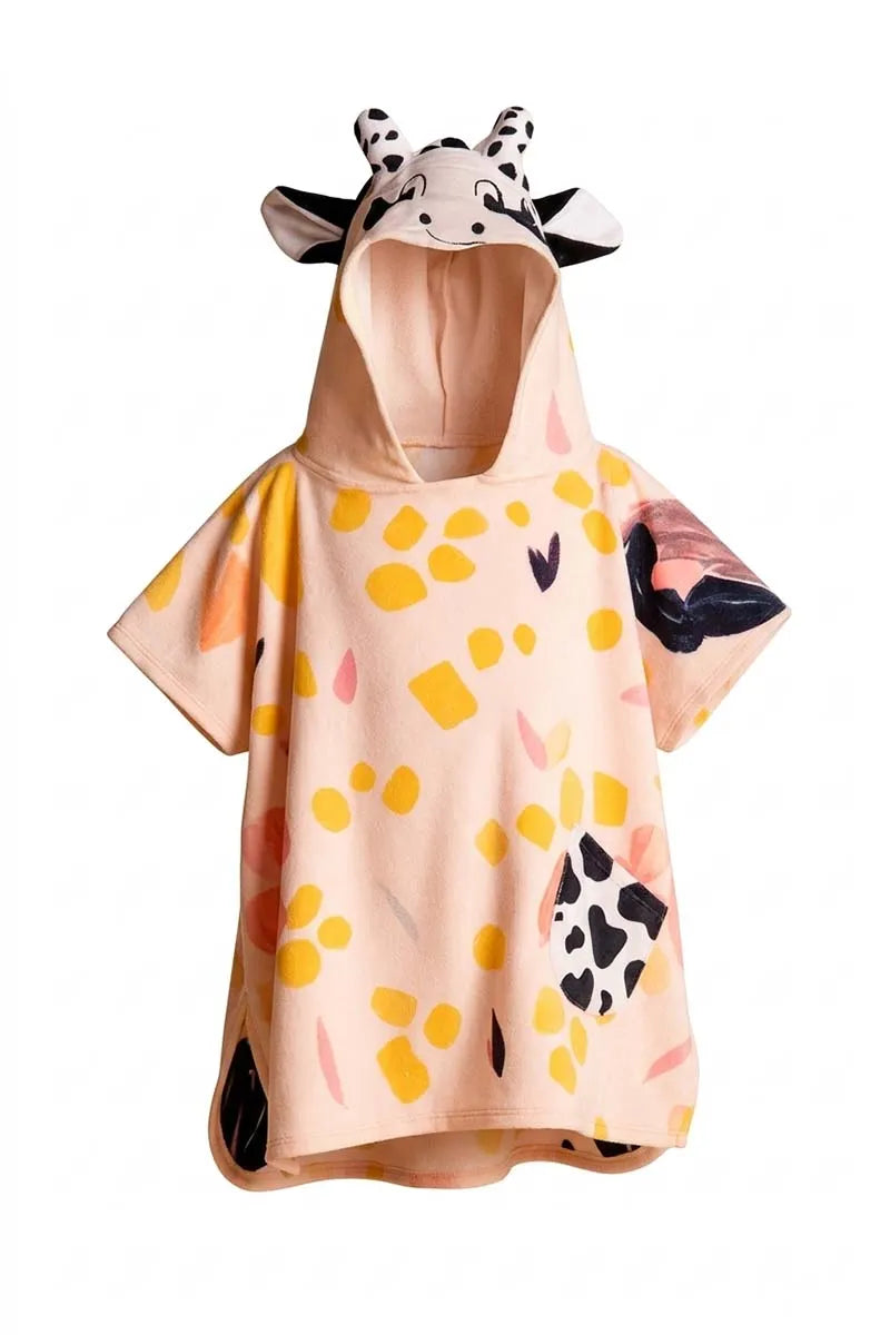 Unicorn Printed Premium Cotton Kids Poncho