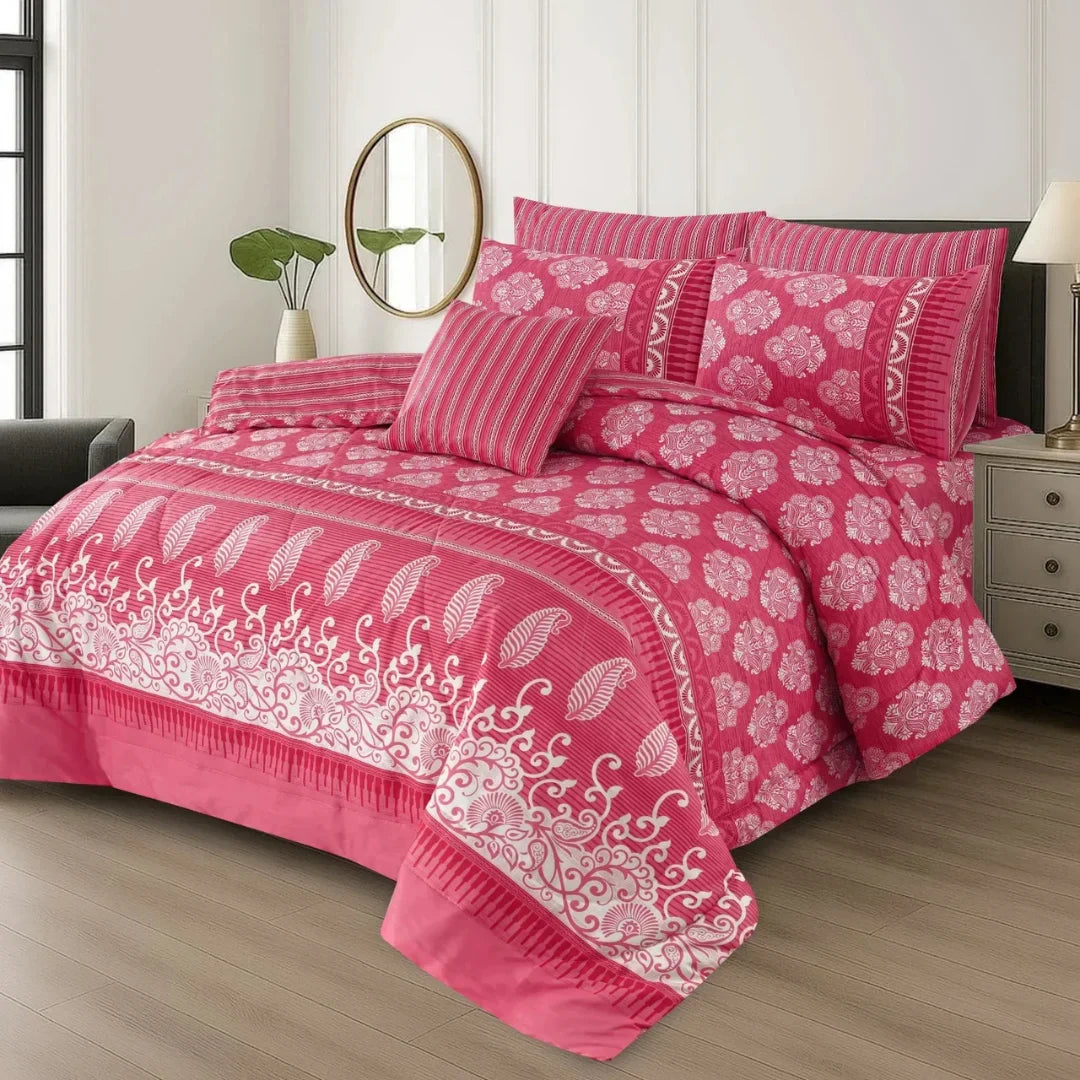 Petal Cotton Comforter Set – 7PCS