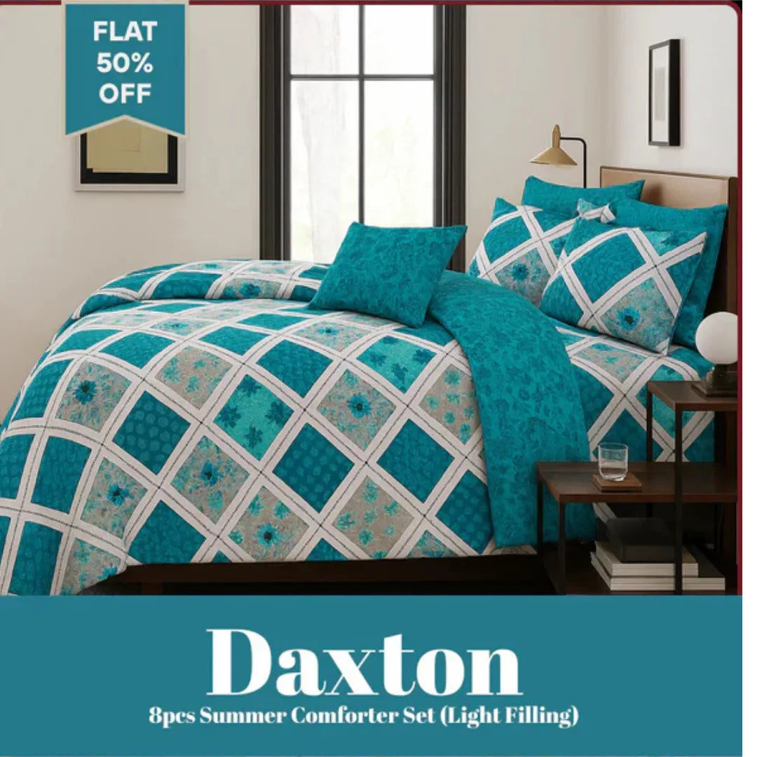 Utopia Cotton Comforter Set – 7 Pieces