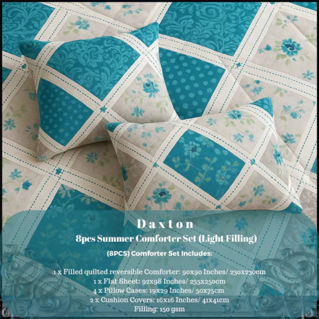Utopia Cotton Comforter Set – 7 Pieces