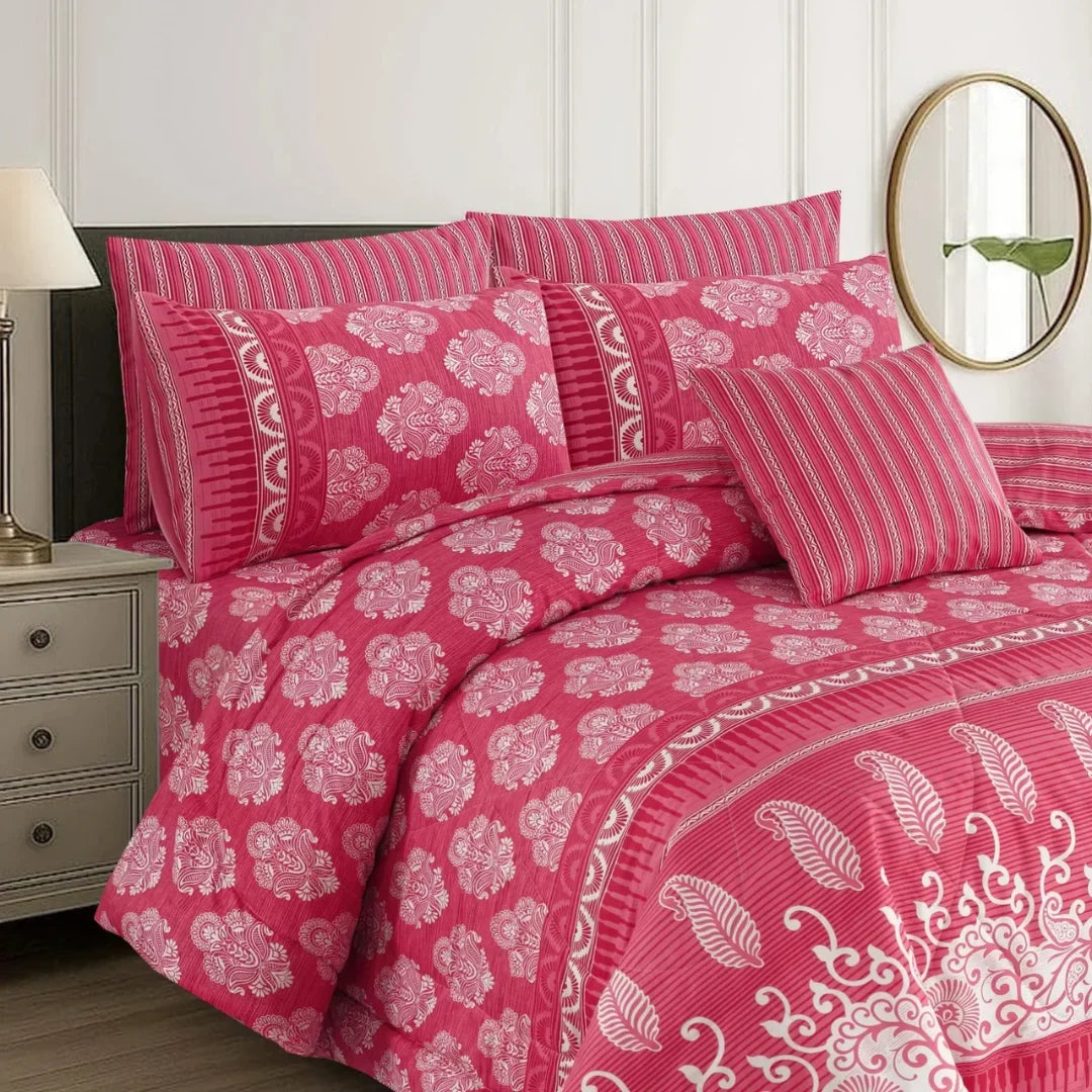 Petal Cotton Comforter Set – 7PCS