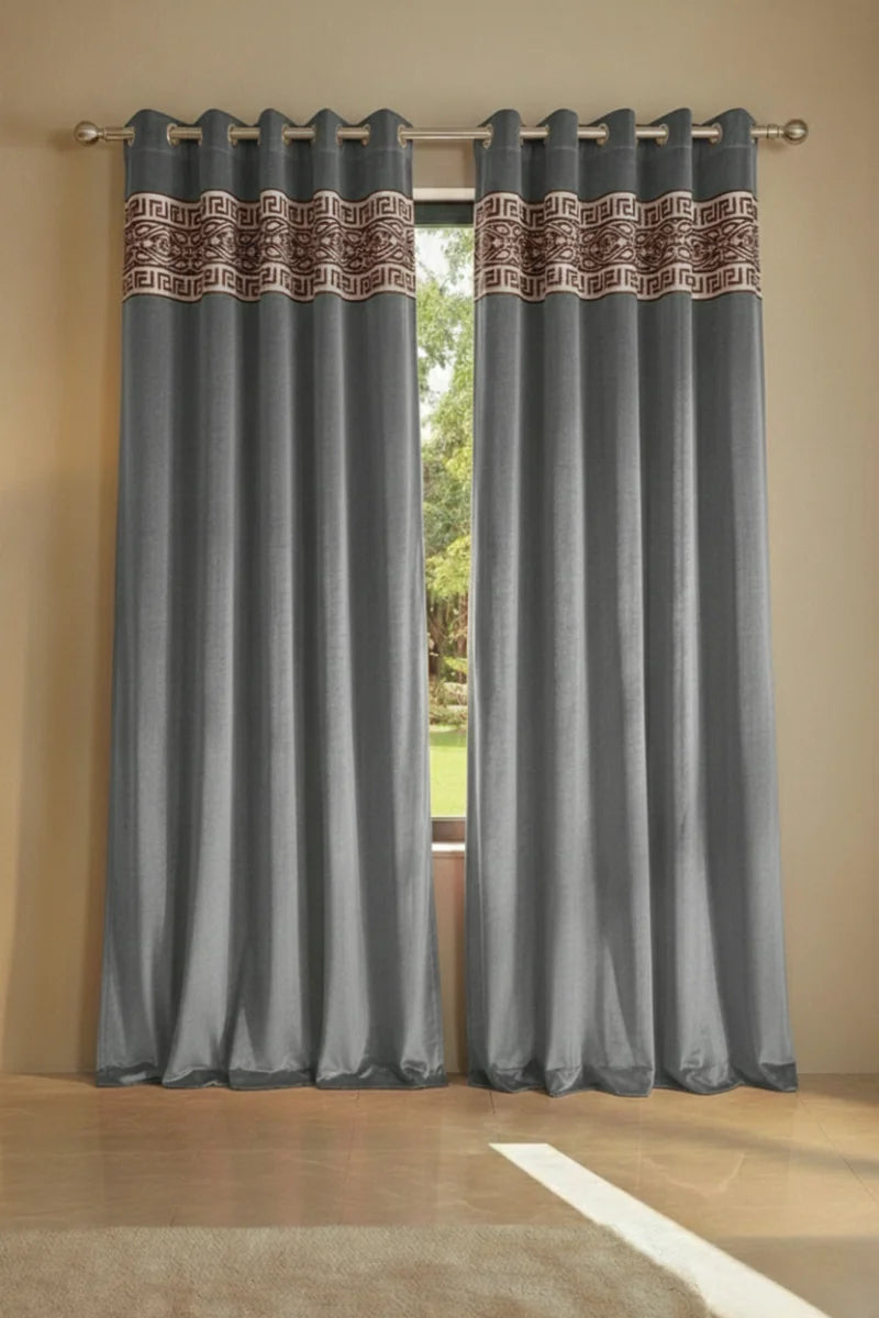 2pcs Premium Velvet Curtain for Bedroom & Living  Room 54 x 96 Inches