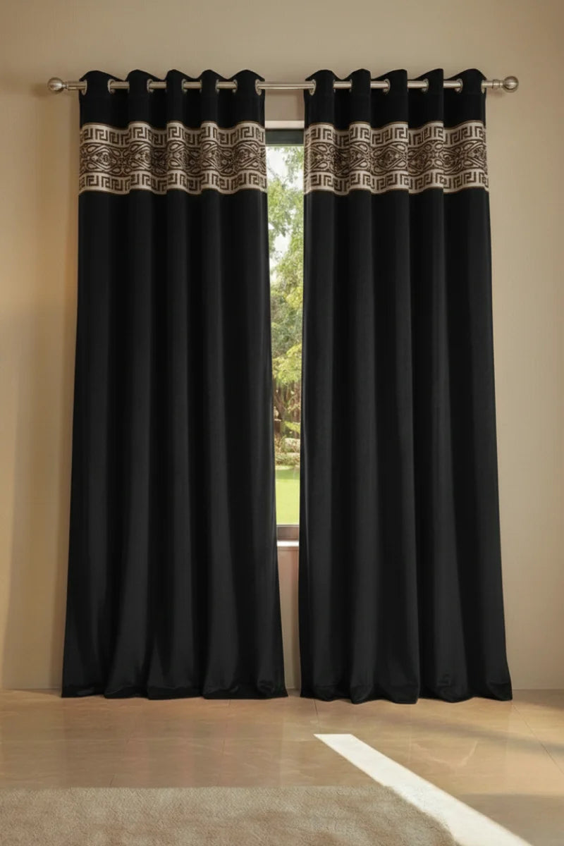 2pcs Premium Velvet Curtain for Bedroom & Living  Room 54 x 96 Inches