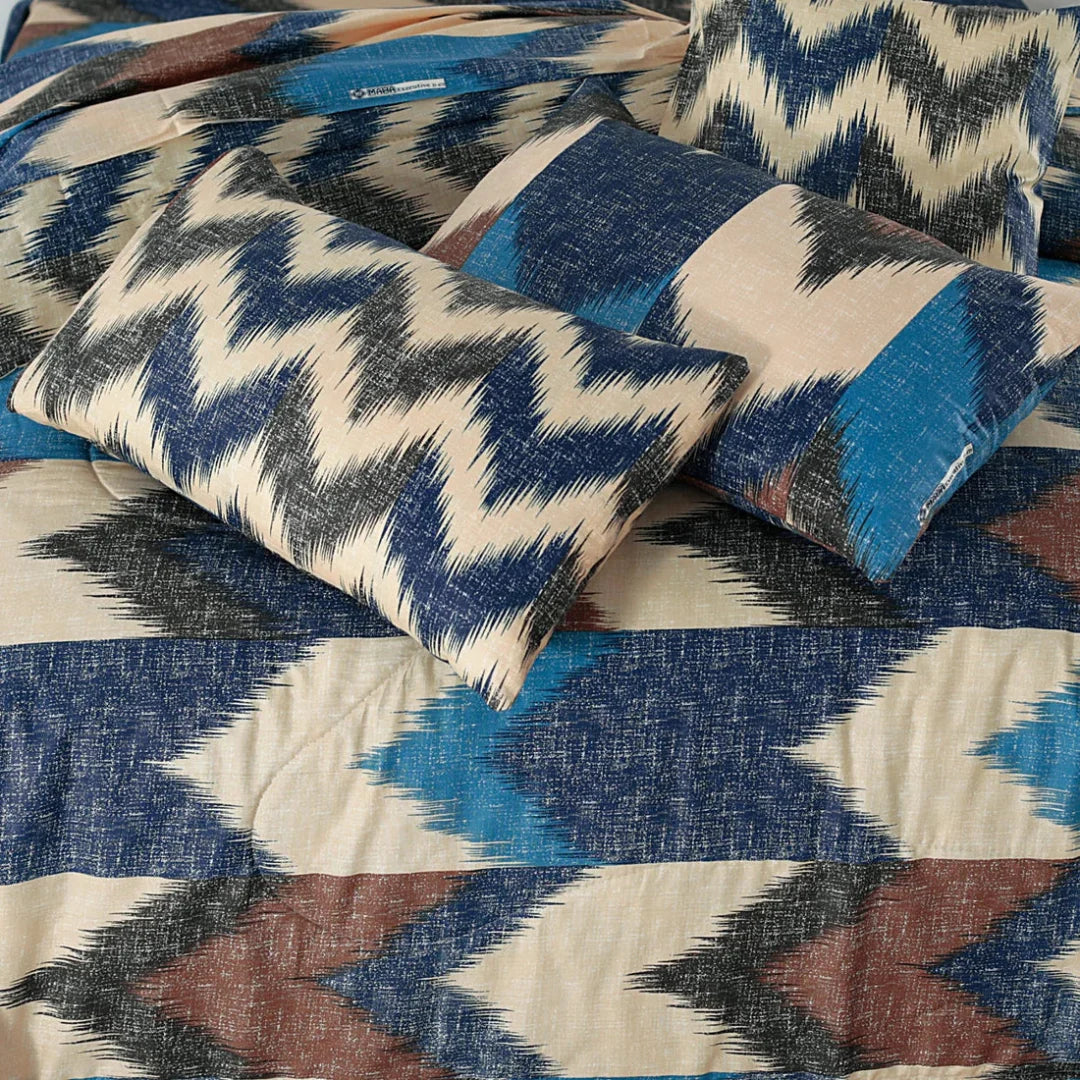 Cotton Comforter Set – 7 Pieces