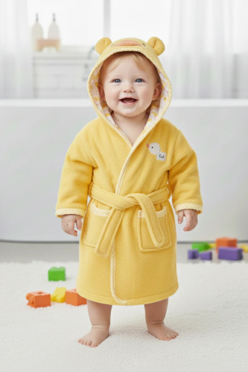 Super Soft & Fluffy Kidz Bathrobe – Premium Comfort with Fine Edges