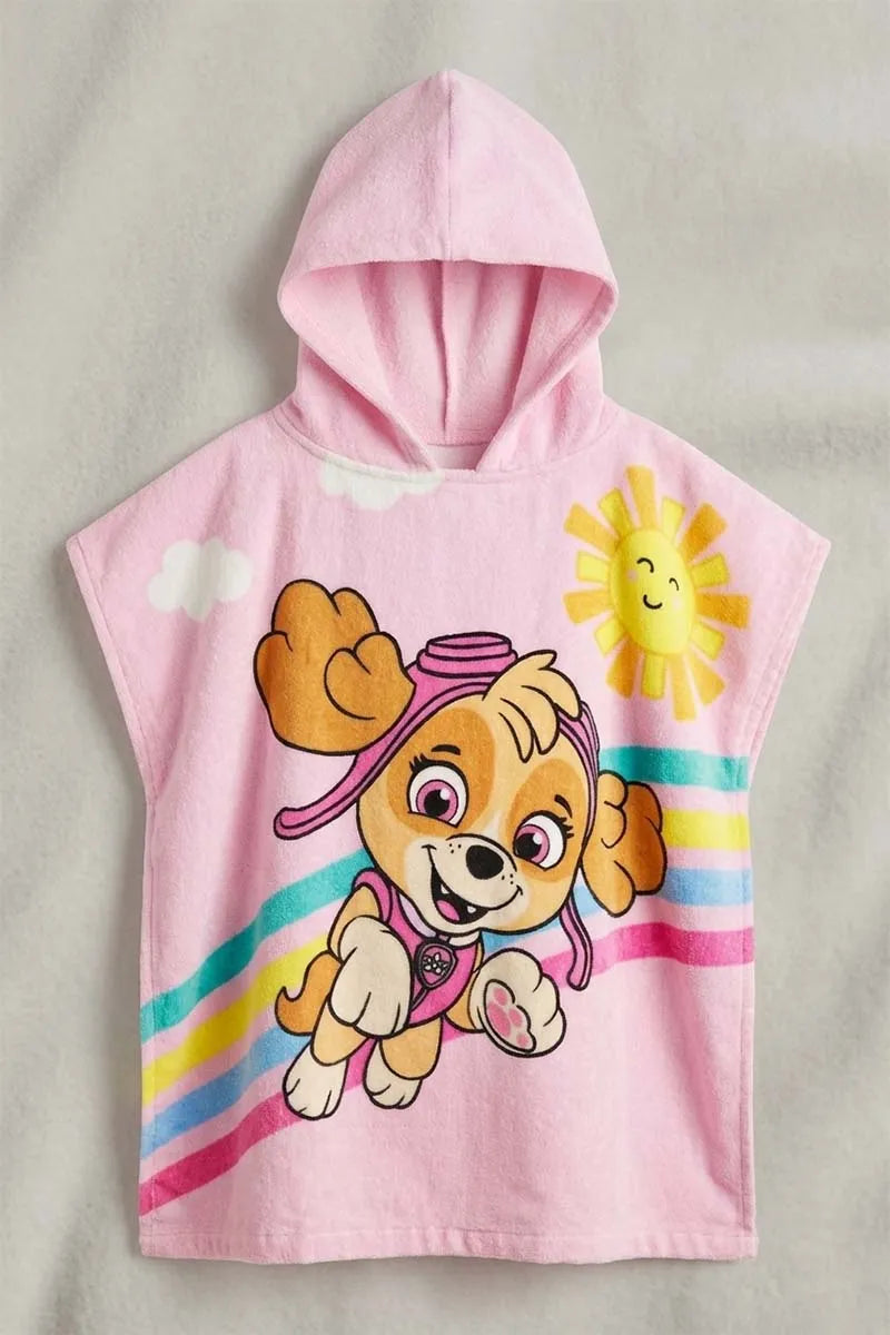 Paw Patrol Premium Cotton Kids Ponchu