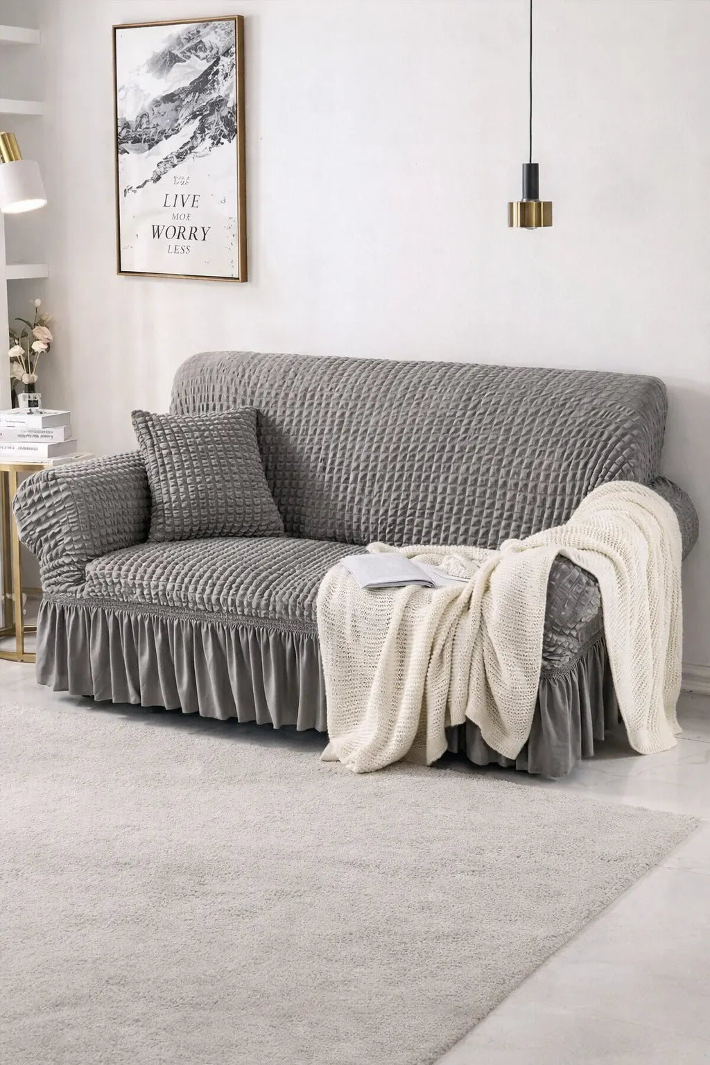 Frill Style Butterfly Stuff Sofa Cover