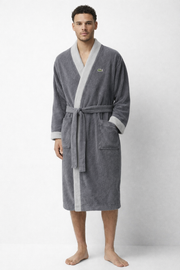 Lacoste Bathrobe for Men & Women | Cotton | Teal