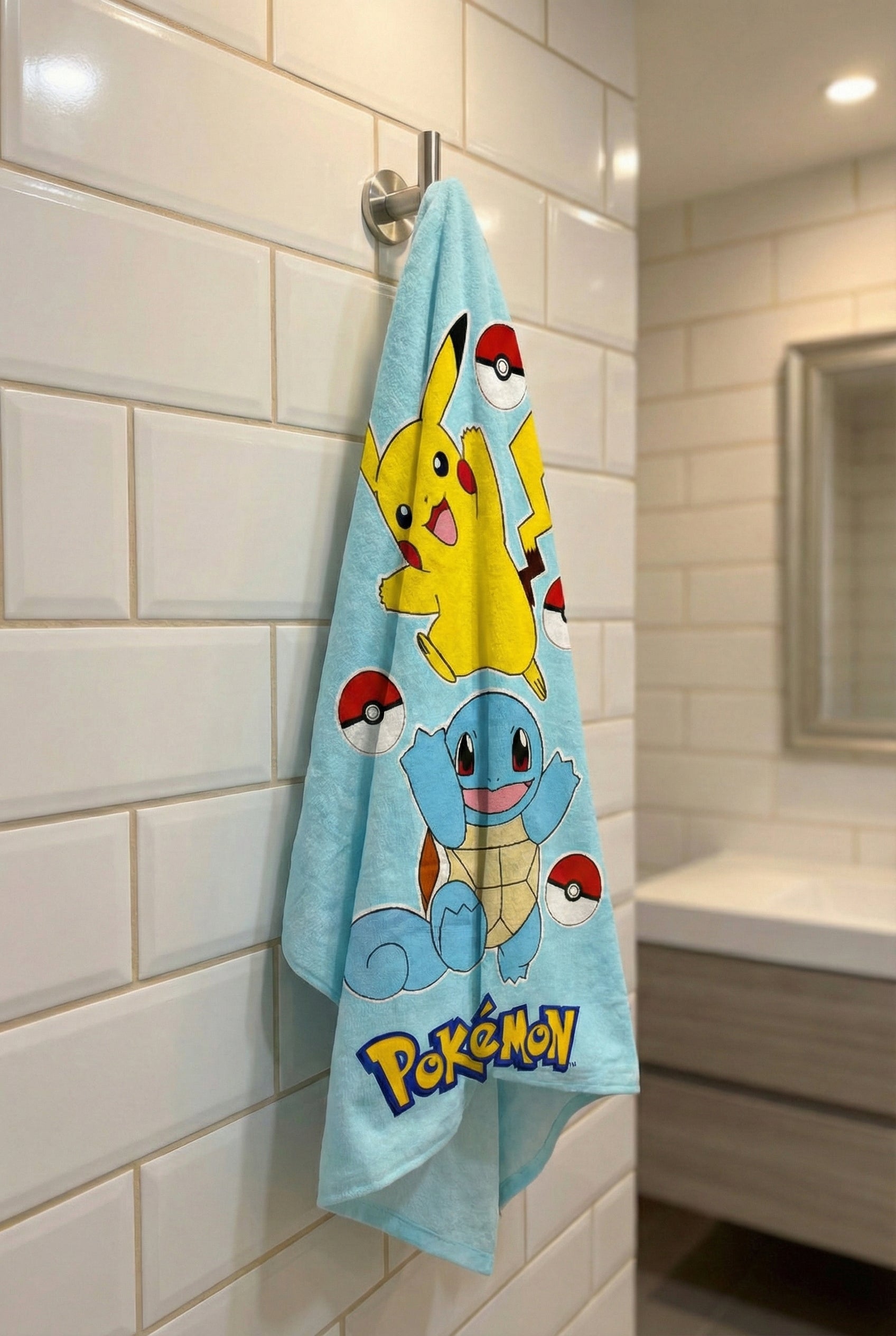 Premium Pokemon Printed Towel – 100% Micro Cotton