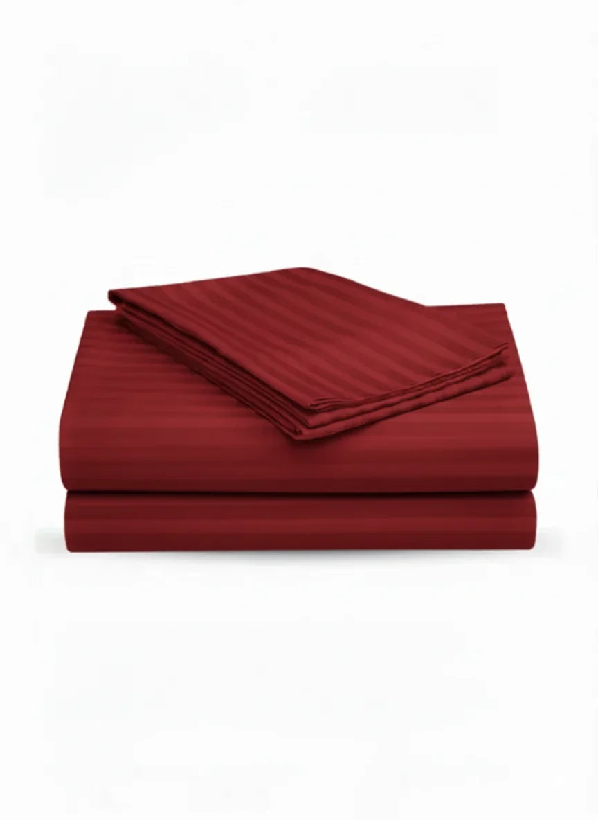 Luxury Stripe Fitted Bedsheet - King Size