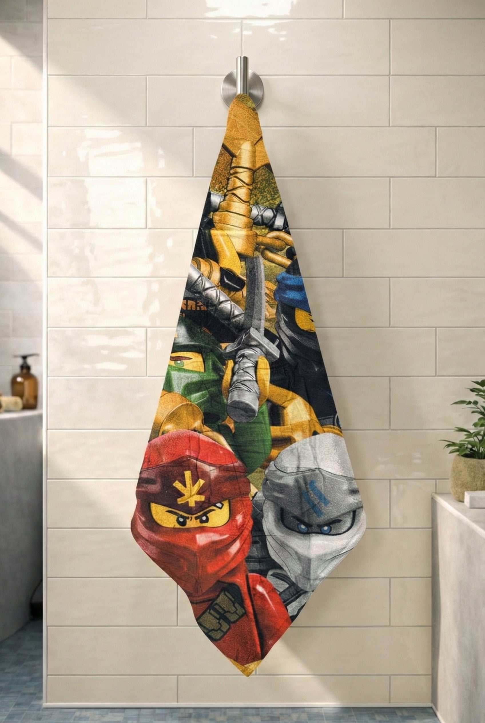 Premium Lego Ninjago Printed Towel – 100% Micro Cotton