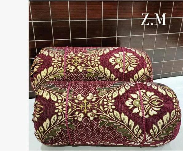 Velvet Jacquard* Round/GOLL Pillow Covers Pack of 2pcs