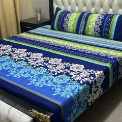 3D CRYSTAL COTTON BEDSHEET