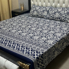 3D CRYSTAL COTTON BEDSHEET