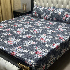 3D CRYSTAL COTTON BEDSHEET