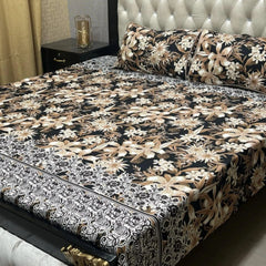 3D CRYSTAL COTTON BEDSHEET
