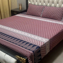 3D CRYSTAL COTTON BEDSHEET