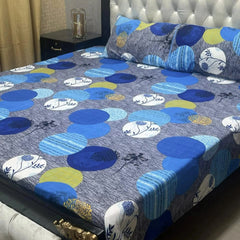3D CRYSTAL COTTON BEDSHEET