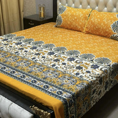 3D CRYSTAL COTTON BEDSHEET