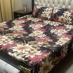 3D CRYSTAL COTTON BEDSHEET