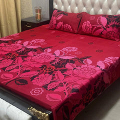 3D CRYSTAL COTTON BEDSHEET
