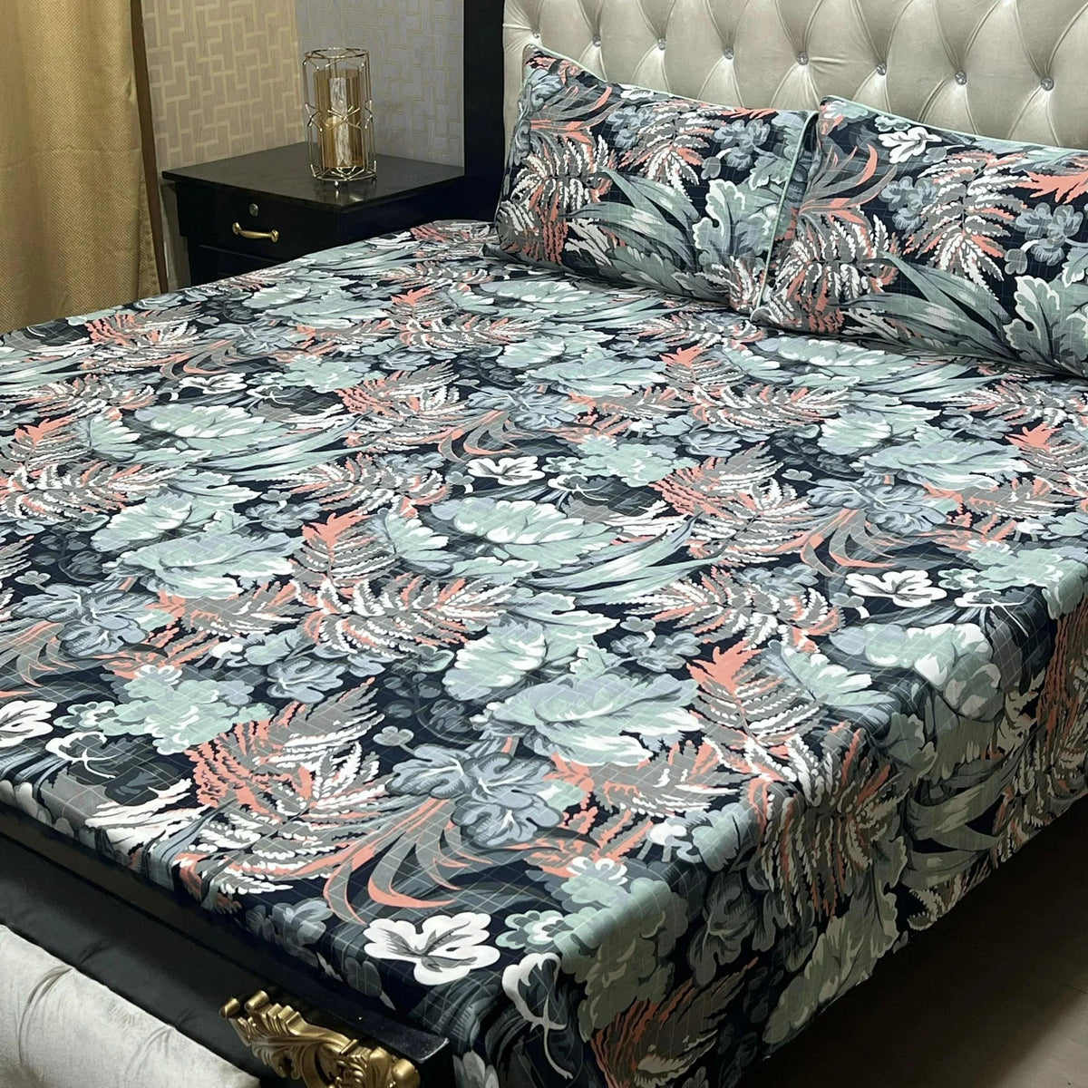 3D CRYSTAL COTTON BEDSHEET