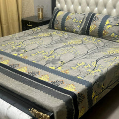 3D CRYSTAL COTTON BEDSHEET