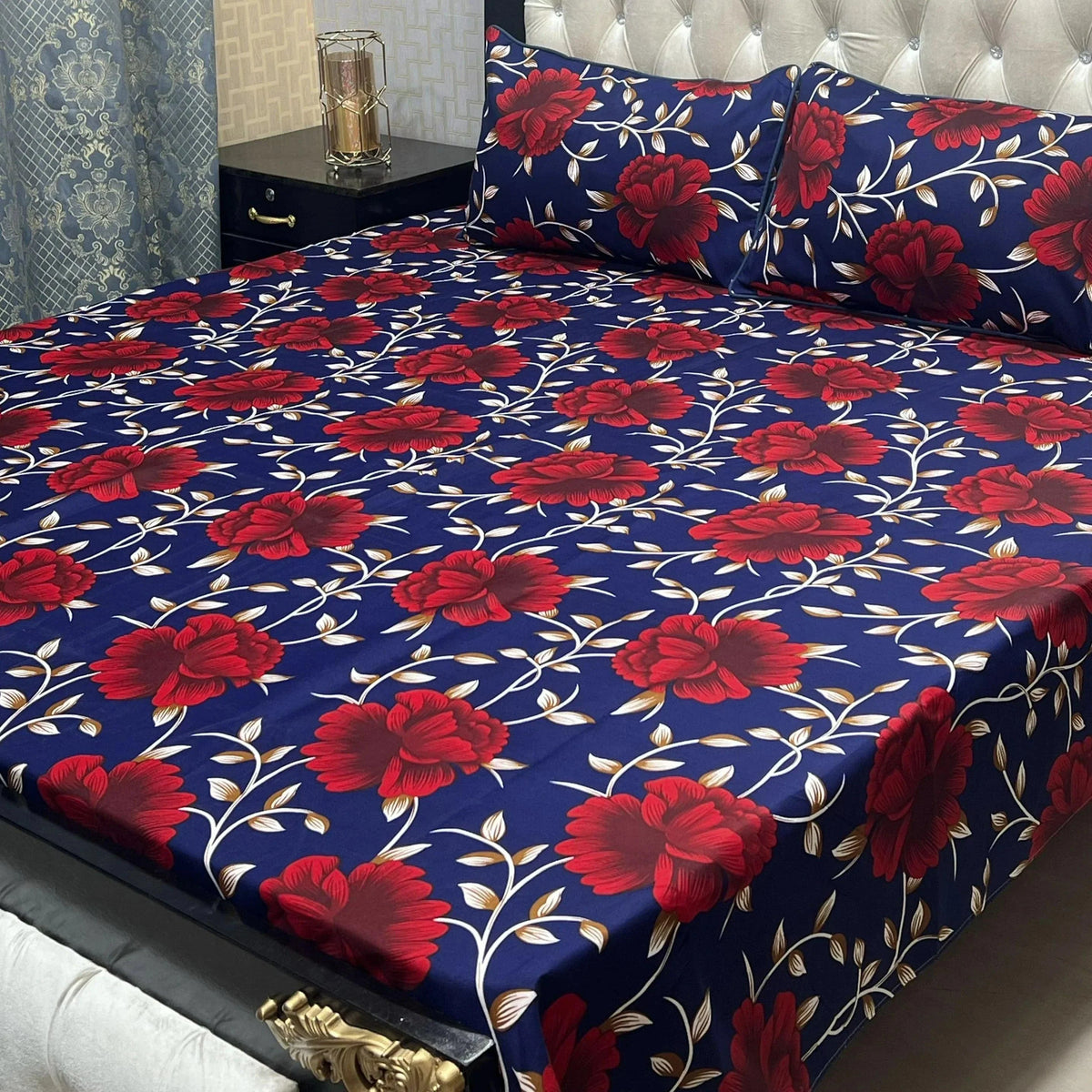3D CRYSTAL COTTON BEDSHEET5