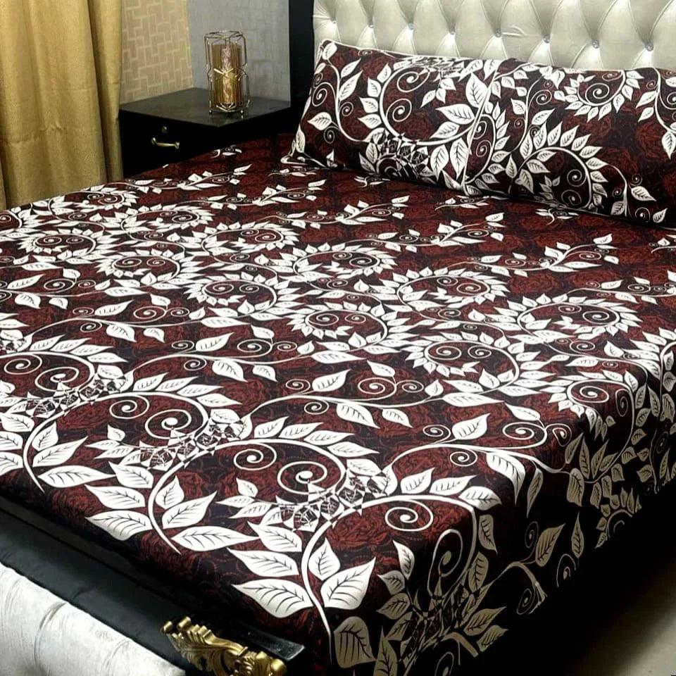 3D CRYSTAL COTTON BEDSHEET