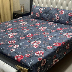 3D CRYSTAL COTTON BEDSHEET