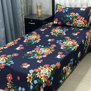 Luxurious Bedding Collection Vol 24 | Pure Soft 3D Crystal Cotton | 2 Single Size Bedsheets (90x60 Inches)