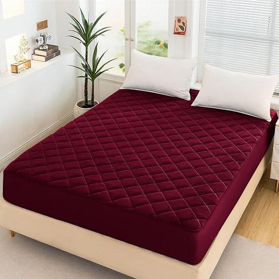 King Micro Cotton UltraSonic Punching Mattres Cover