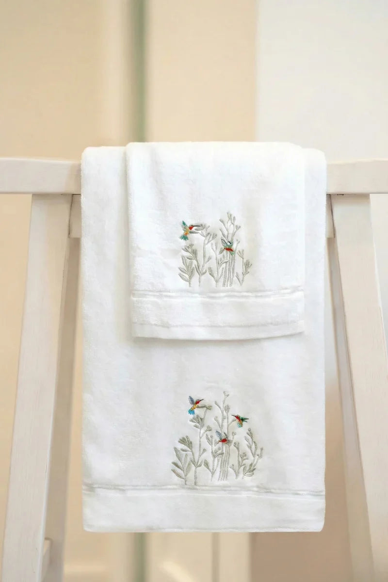 Embroidery Towel Set | 2-Pcs | ST- 4015