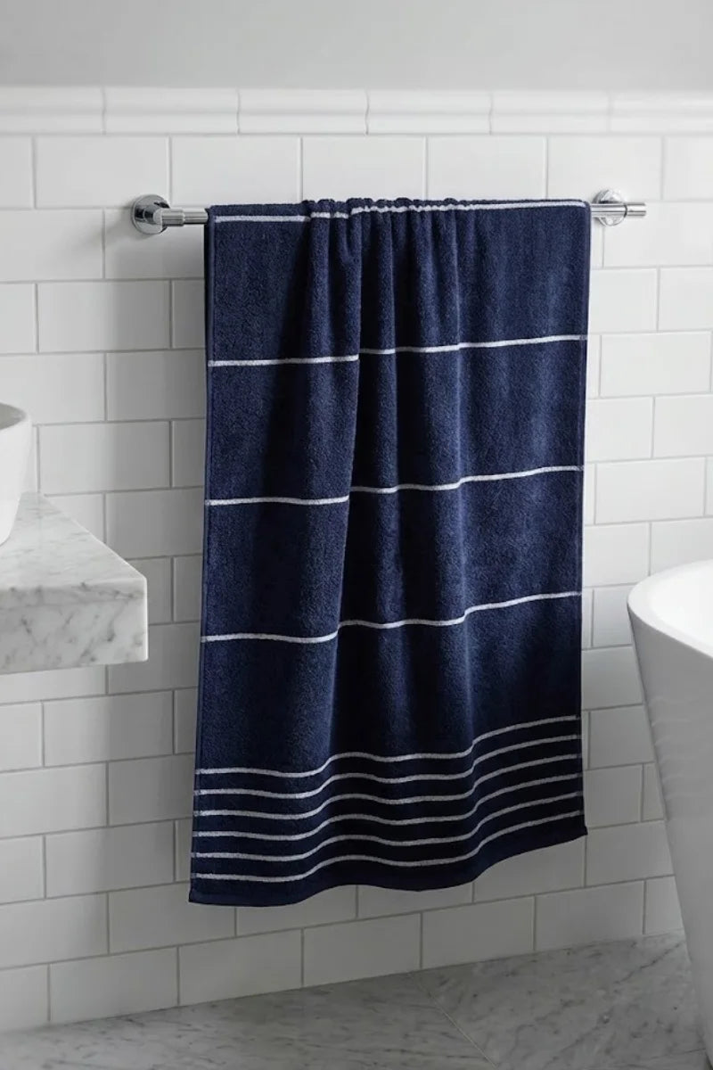 Premium Velvet Cotton Embroidered Towel