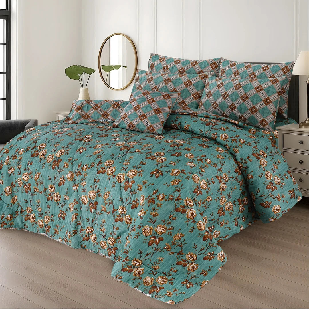 Premium King Size 7-Piece Comforter Set | Complete Bedding Collection