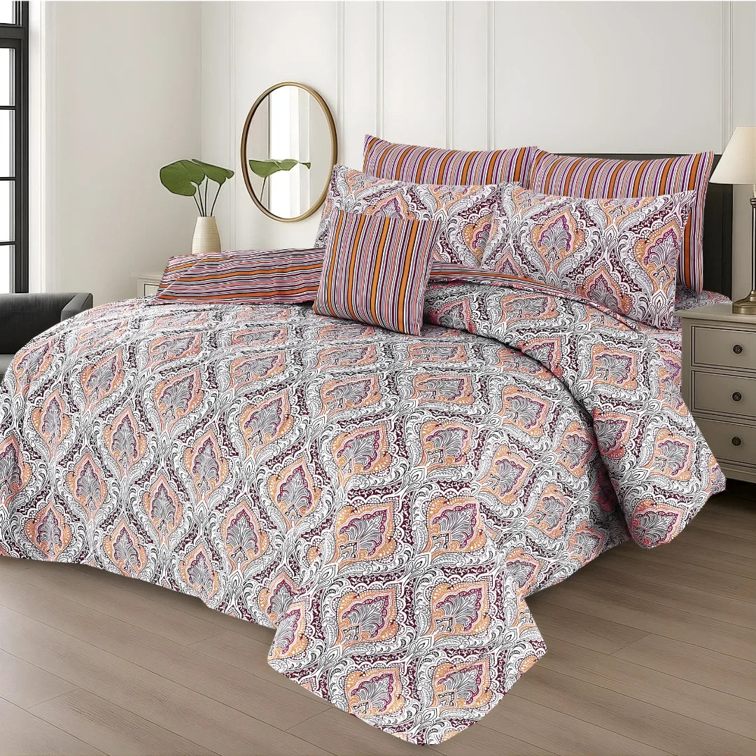 Premium King Size 7-Piece Comforter Set | Complete Bedding Collection