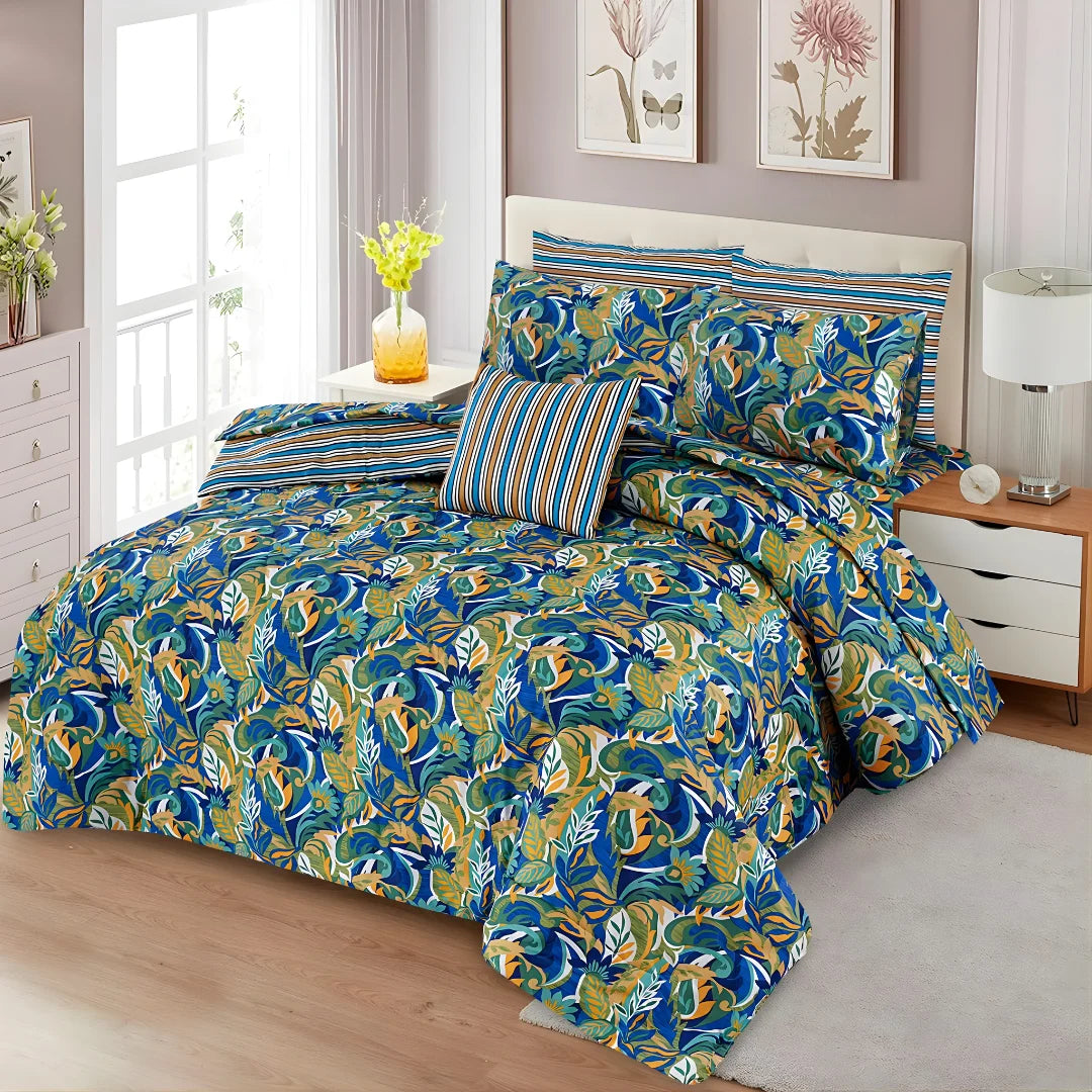 Premium King Size 7-Piece Comforter Set | Complete Bedding Collection