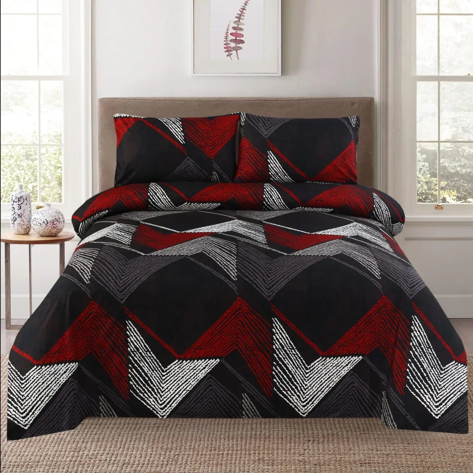 Luxurious Bedding Collection Vol. 25 Pure Micro Cotton - King Size Bedsheet + 2 Pillow Covers - Ultra Soft & Premium Finish