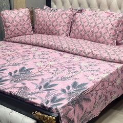 New Arrival 7PC Salonika Cotton Comforter Set by Fanza – King Size - Summer Special - Premium Quality & Multi-Color Prints