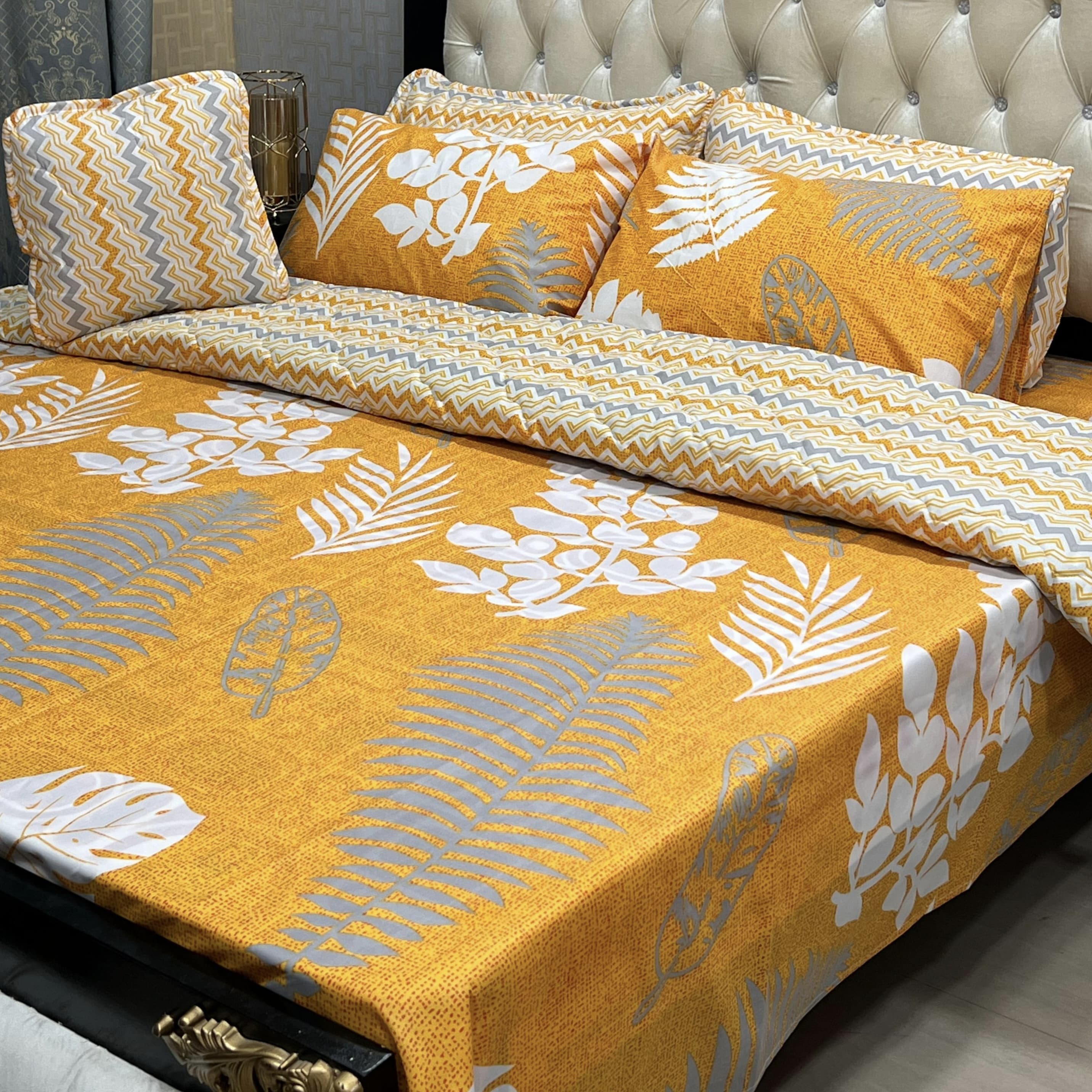 New Arrival 7PC Salonika Cotton Comforter – King Size - Summer Special - Premium Quality & Multi-Color Prints