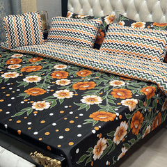 New Arrival 7PC Salonika Cotton Comforter Set by Fanza – King Size - Summer Special - Premium Quality & Multi-Color Prints