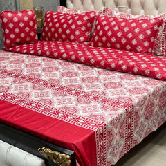 New Arrival 7PC Salonika Cotton Comforter Set by Fanza – King Size - Summer Special - Premium Quality & Multi-Color Prints