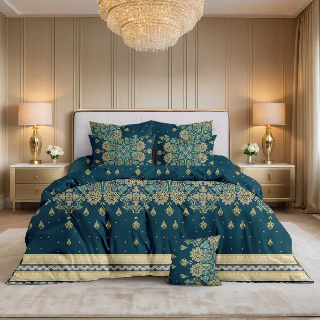 Premium King Size 7-Piece Comforter Set | Complete Bedding Collection