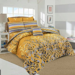 New Arrival 7PC Salonika Cotton Comforter Set by Fanza – King Size - Summer Special - Premium Quality & Multi-Color Prints