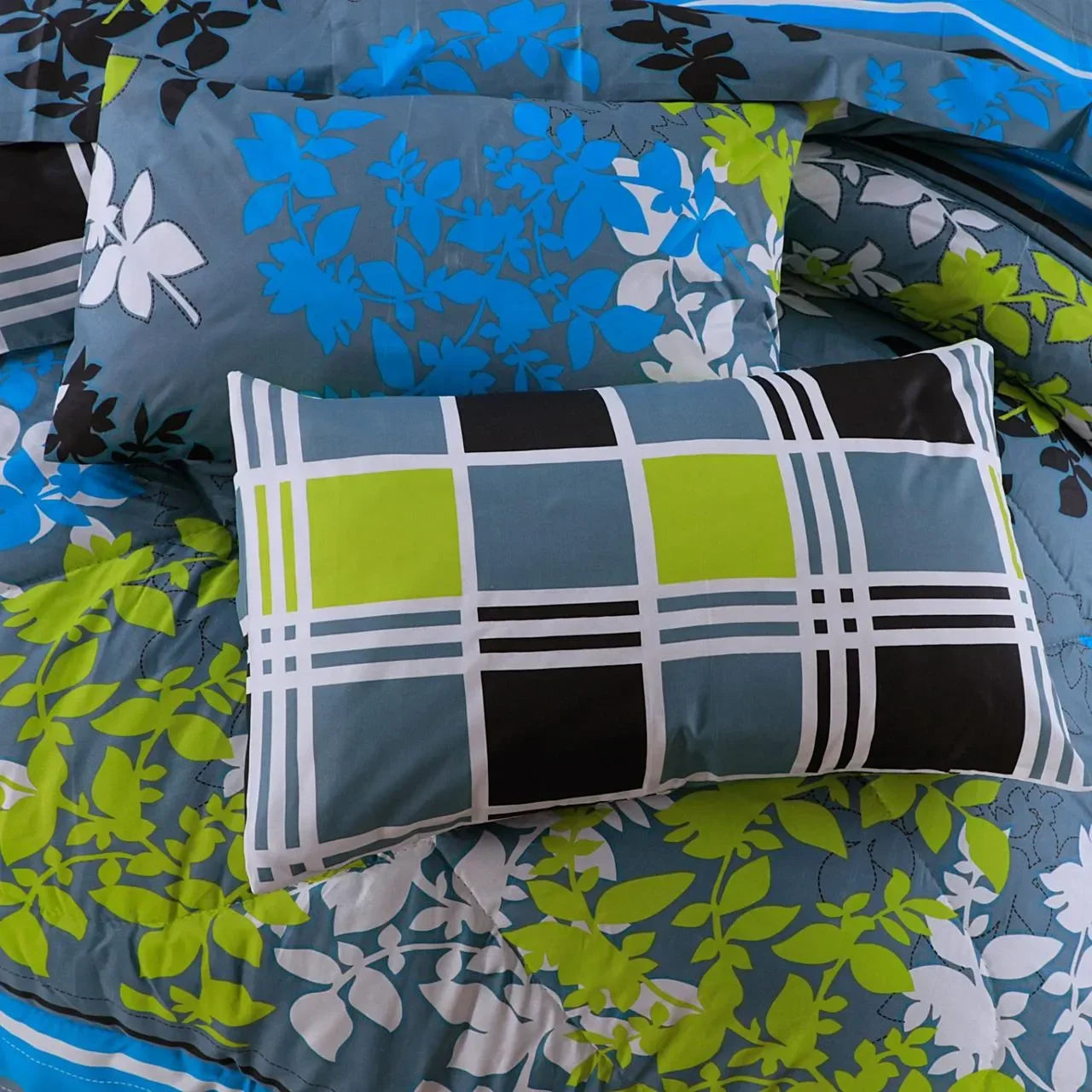 New Arrival 7PC Salonika Cotton Comforter – King Size - Summer Special - Premium Quality & Multi-Color Prints