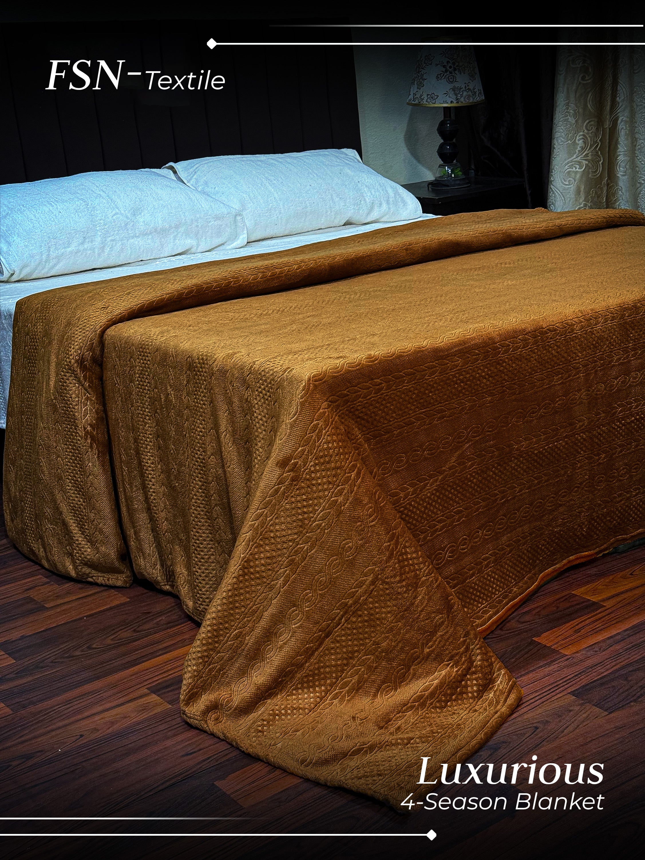 Luxury 4 season AC Emboss Fleece Blanket