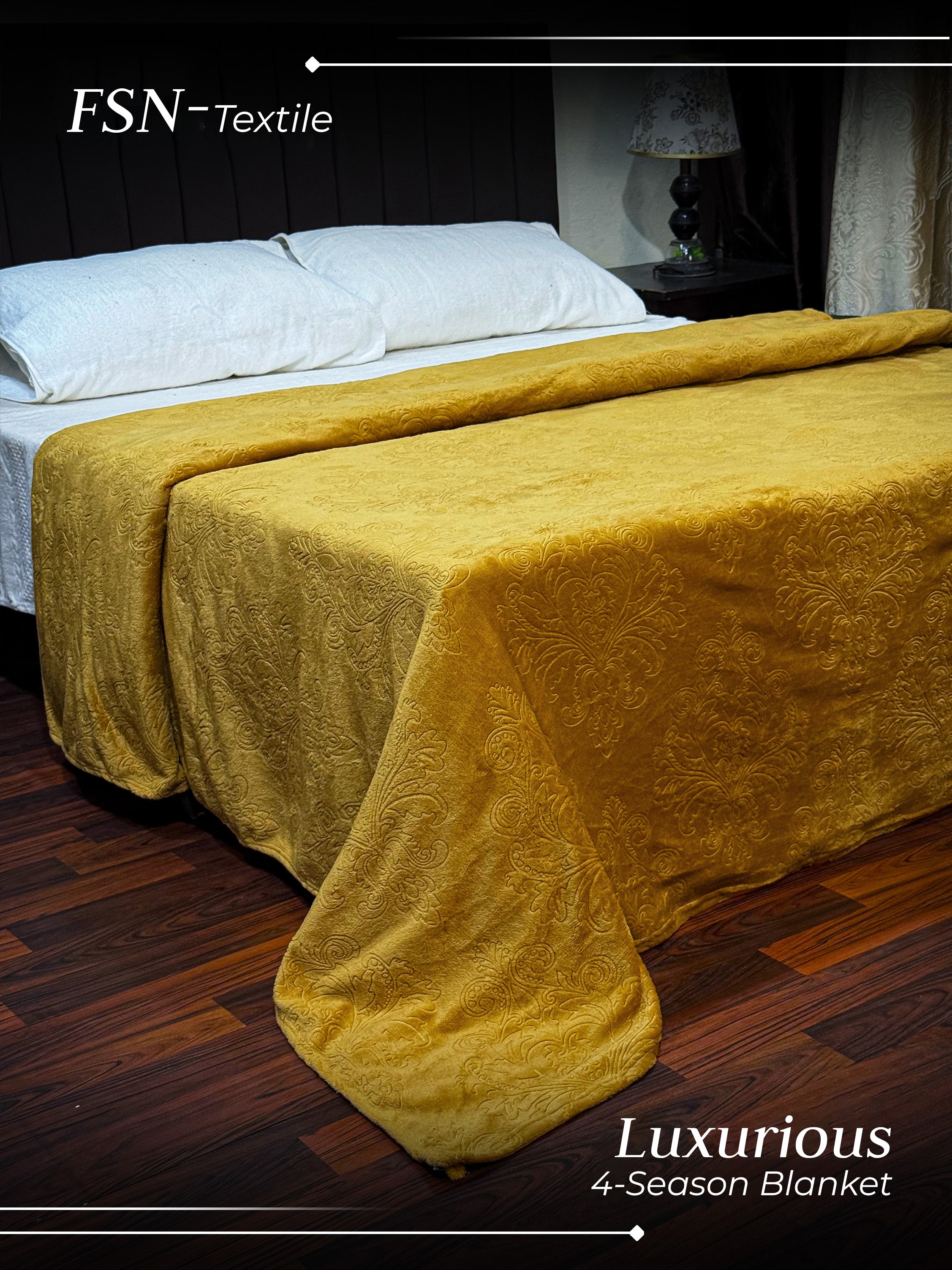 Luxury 4 season AC Emboss Fleece Blanket
