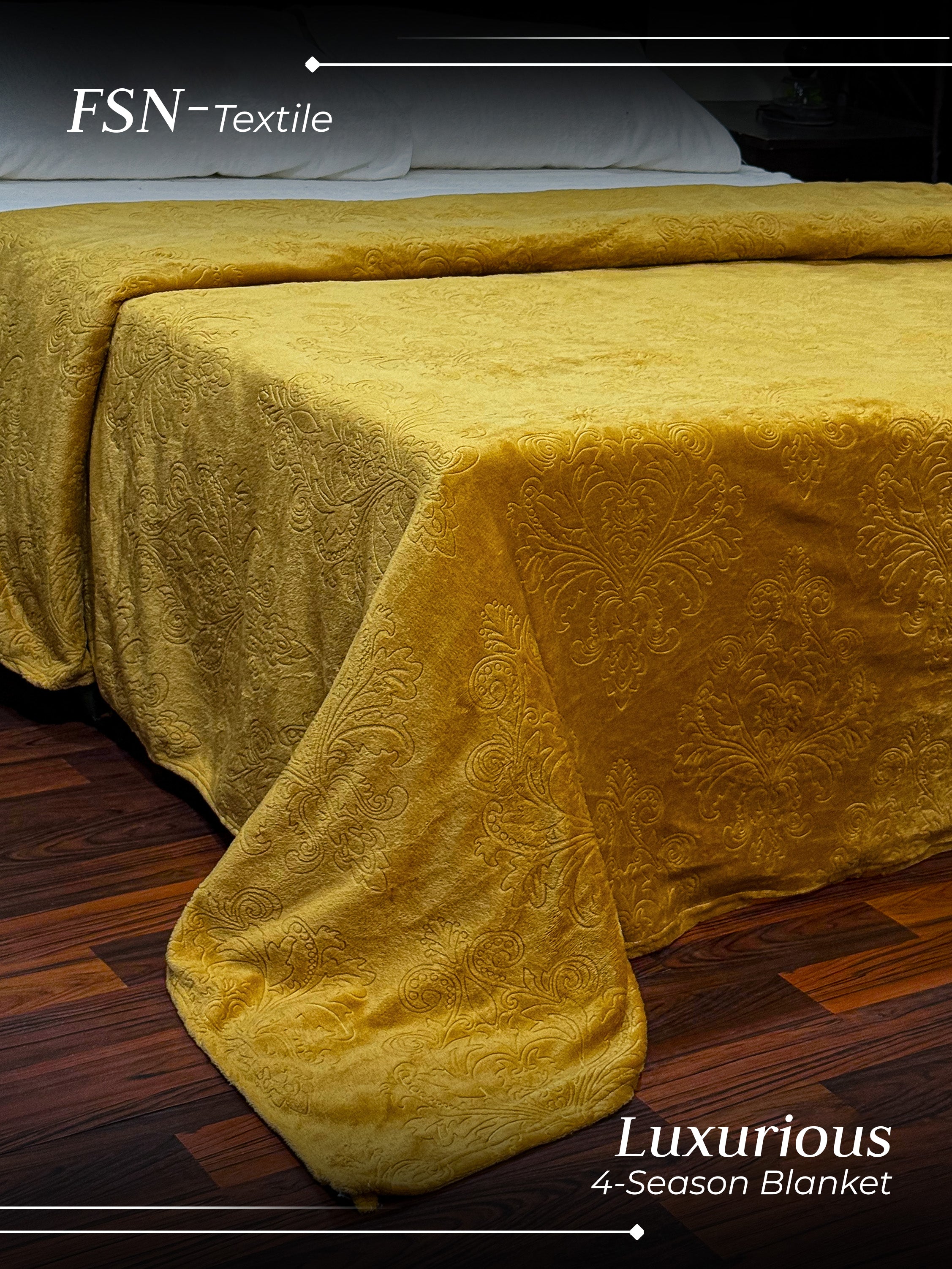 Luxury 4 season AC Emboss Fleece Blanket